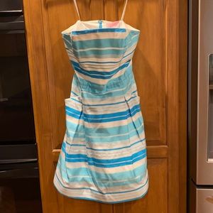 Gorgeous Lilly Pulitzer- silk dupioni dress!